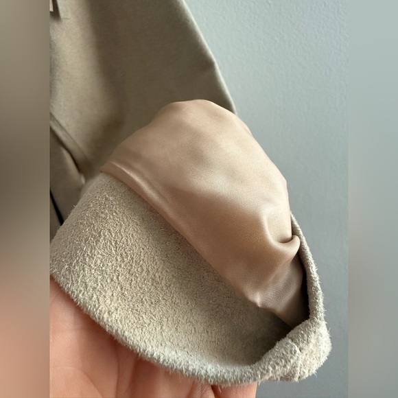 White Crow Westerner Tan Suede Leather Fringe Jacket, Size Small - Picture 15 of 16